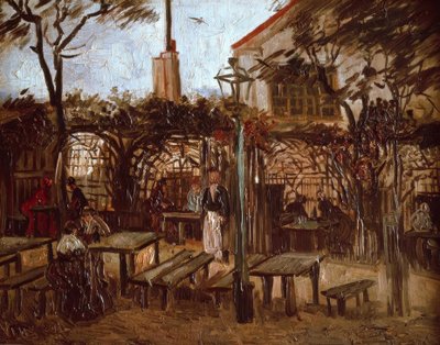 Garden Restaurant La Guinguette on Montmartre by Vincent van Gogh